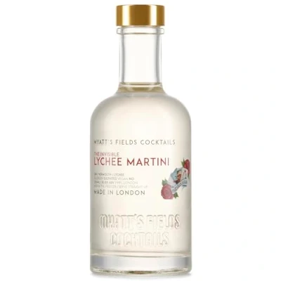Image of Myatt&#039;s Fields Lychee Martini Ready to Drink Cocktail 250ml 30.8% ABV Gin, Lychee, Vermouth
