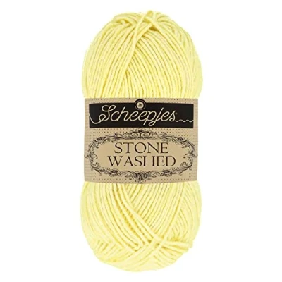 Image of Scheepjes Stone Washed 817 Citrine Yarn 1x50g