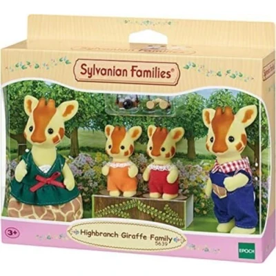 Image of Sylvanian Families Highbranch Giraffe Family dollhouse playset 5639