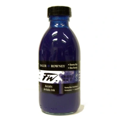 Image of Fw Acrylic Artists Ink 6Oz Rowney Blue