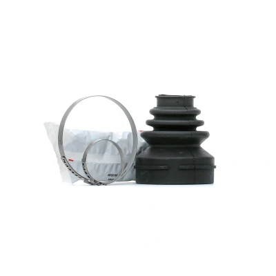 Image of 3287A9 CV Boot FEBI BILSTEIN 31056 transmission sided, Front Axle Left, Right Rubber with grease clamps