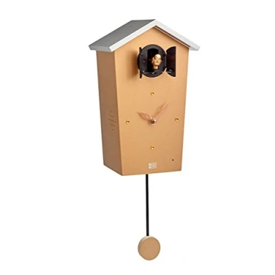 Image of KOOKOO BirdHouse Copper, modern cuckoo clock with 12 natural bird voices or call
