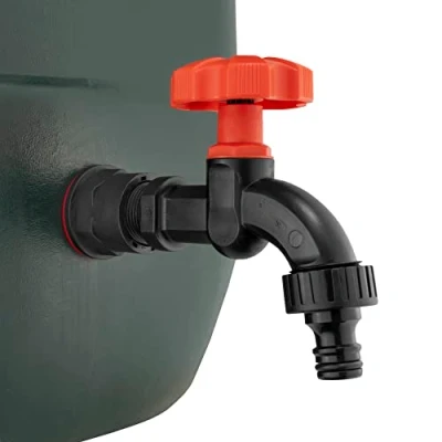 Image of garden watering 3/4&quot; water butt/tank//barrel connector+dial tap+FREE THREAD SEAL TAPE