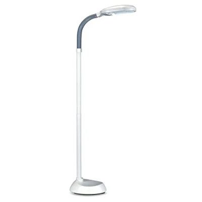 Image of Lifemax 24W High Vision Floor Lamp. Flexible, Daylight Bulb, Reading, Working, Extra light, Beige