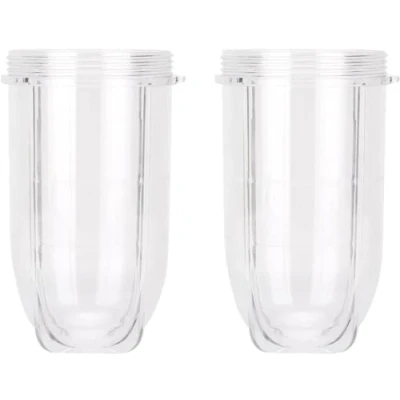 Image of 2 PCS Replacement Cups For Magic Bullet Parts 16OZ Blender Jar compatible with 250W MB1001 Series Juicer Mixer