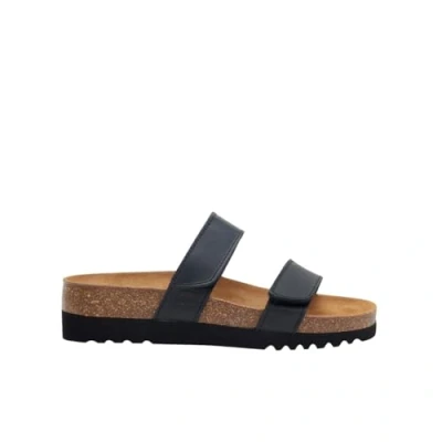 Image of Scholl Lusaka Black Women&#039;s Wedge Heels Sandals, (black) 3 UK (36 EU)