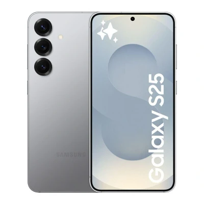 Image of SAMSUNG Galaxy S25 256 GB, Silver Shadow, Silver/Grey