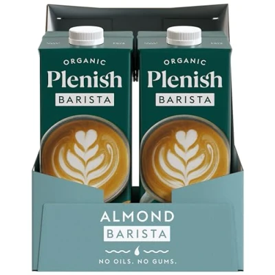 Image of Plenish Barista Organic Almond Drink Long Life, 1L (Pack of 6)