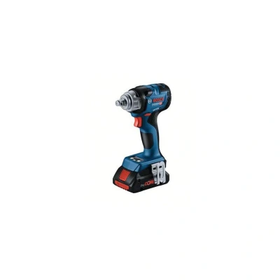 Image of Bosch Professional 18V System Cordless Impact Wrench GDS 330 HC (330 Nm tightening and 560 breakaway torque, incl 2x 4.0Ah ProCORE batteries, charger, 1x Bluetooth Low Energy module, in L BOXX)