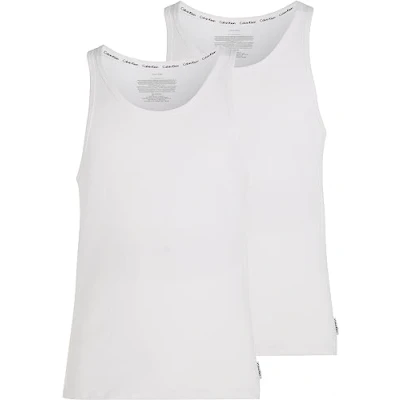 Image of Calvin Klein Underwear 2 PACK Undershirt, Men&#039;s, Size: XL, White