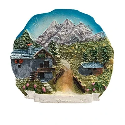 Image of Jungfrau Switzerland Fridge Magnet Tourist Souvenir Gift Home Kitchen Decoration Magnetic Sticker Refrigerator Collection