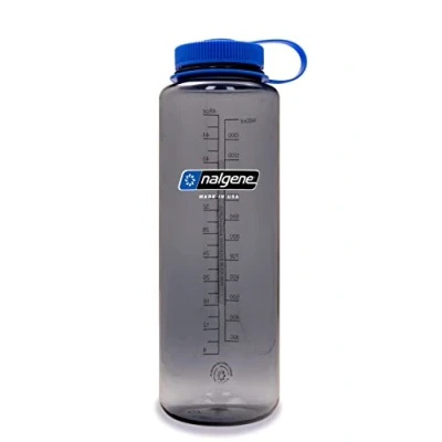 Image of Nalgene Everyday Wide Mouth Water Bottle, XLR8 Grey/Black