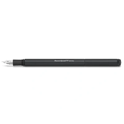 Image of Kaweco SPECIAL Fountain Pen Black I Premium Aluminium for Ink Cartridges Exclusive 17 cm Nib: M (Medium)
