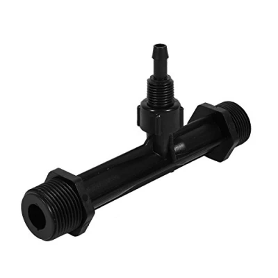 Image of Venturi Fertiliser Injector 1/2 3/4 / 1 Inch Mixer Injectors Agriculture Irrigation Pipe Tool Plastic Black [G3/4 6]
