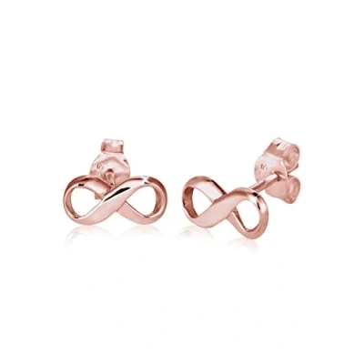 Image of Elli Women&#039;s 925 Sterling Silver Gold Plated Xilion Cut Stud Earrings
