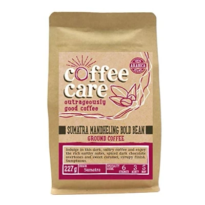 Image of Ground Coffee Sumatra Mandheling Bold Bean Care 227G