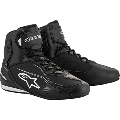 Image of Alpinestars Men&#039;s 2510219 10 10.5 Shoes, Black White, UK