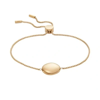 Image of Skagen Women&#039;s Liquid Metal Gold Tone Stainless Steel Flex Cuff Bracelet, SKJ1770710