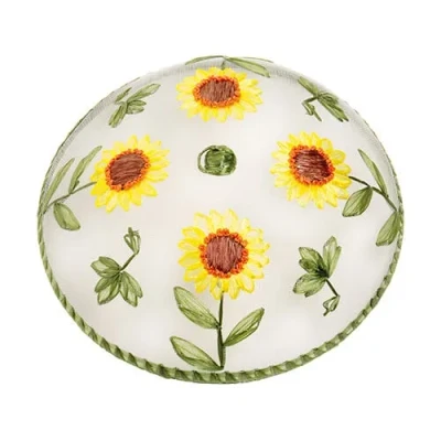 Image of Epicurean Sunflower Pattern Food Cover