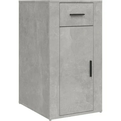 Image of vidaXL Desk Cabinet Concrete Grey 40x49x75 cm Engineered Wood