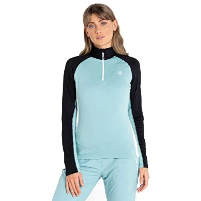 Image of Dare2b Involved II Womens Core Strech for Ski, Hiking and Trekking Recycled warm backed stretch fabric, Quick drying, Grown on hood full zip