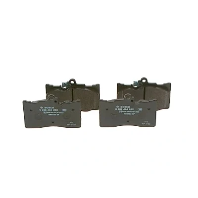 Image of 8224D1118, BP1124, E190R0110761322 Brake pad set BOSCH 0 986 494 252 Low Metallic with acoustic wear warning LEXUS: IS 2, 3, GS III