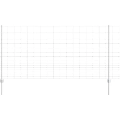 Image of vidaXL Fence Posts 22 pcs U Channel 120 cm Galvanised Steel