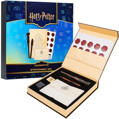 Image of Harry Potter Stationery Set, Magic Pen Letter Writing Set