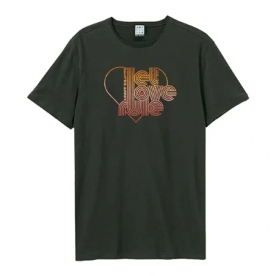 Image of Amplified Unisex Adult Let Love Rule Lenny Kravitz T Shirt (XXL) (Charcoal)