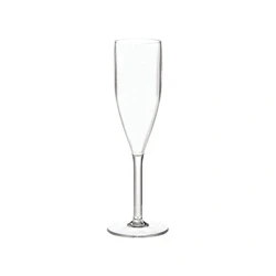 Image of Champagne Flute 190ml Polycarbonate Clear (Pack of 6) CF8977