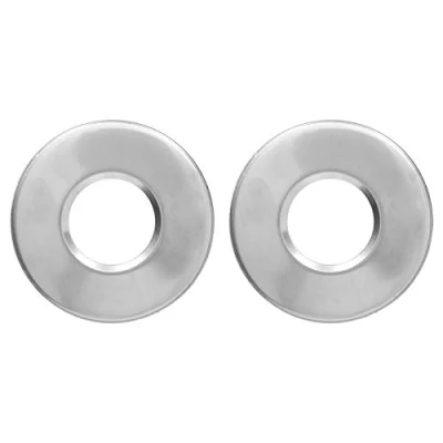Image of 2Pcs Swimming Pool Ladder Escutcheon Cover Plate High Hardness Stainless Steel for 5cm Pipe Hand Rail Replacement Parts