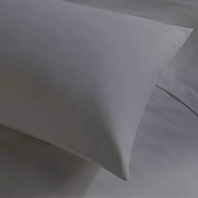 Image of Lawrance Caprino LC Oeko Tex Standard 100% Brushed Cotton Thermal Flannelette Single Double King Sizes Flat sheet, PILLOW CASE pair, Fitted sheet (GREY, PAIR)