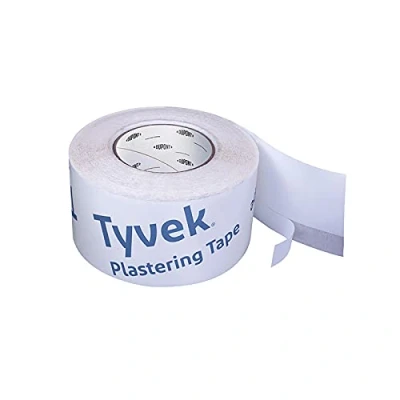 Image of Tyvek Dupont Plastering Tape, Window Tape 80mm X 25m
