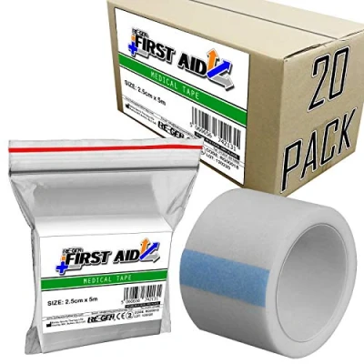 Image of 20 Piece Refill RE GEN First Aid Medical Microporous Low Allergy Tape 2.5cm x 5m