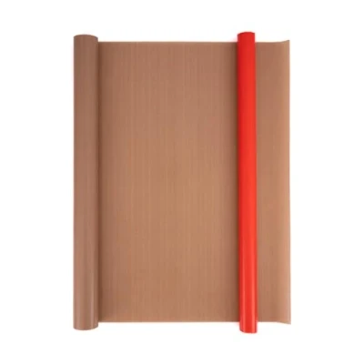 Image of Bake O Glide STD0660 Non Stick Reusable Cooking/Baking Liner Roll, Brown, 1 m x 660 mm