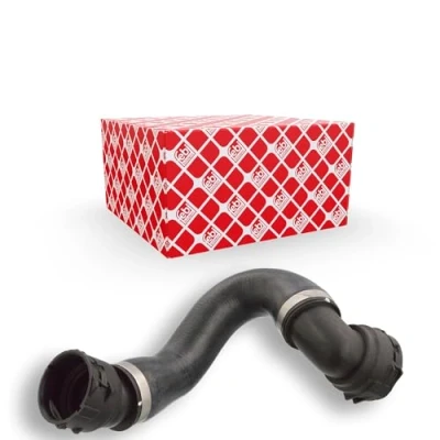 Image of 17127565075 Radiator Hose FEBI BILSTEIN 103452 EPDM (ethylene propylene diene Monomer (M class) rubber) with quick couplers BMW: 5 Saloon, Touring