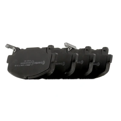 Image of 45022TL0G50, 45022TL0G51, 45022TL3Q50, 45022TL3Q51 Brake pad set BREMBO P 28 043 with acoustic wear warning without accessories HONDA: ACCORD 8
