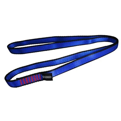 Image of NewDoar CE &amp; UIAA Certified Climbing Sling 16mm Nylon Runners 22KN 4840LB Utility Cord Rock Climbing,Creating Anchors System,Rappelling Gear,Perfect for Tree Work Blue/95&#039;&#039;(240cm) 1pcs