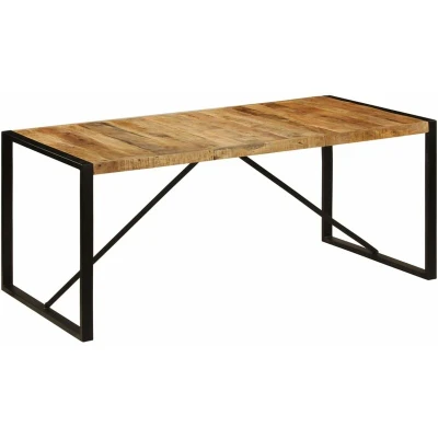 Image of vidaXL Dining Table 180x90x75 cm Solid Wood Mango