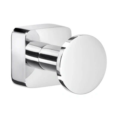Image of Smedbo OK3455 Ice Single Hook, Polished Chrome