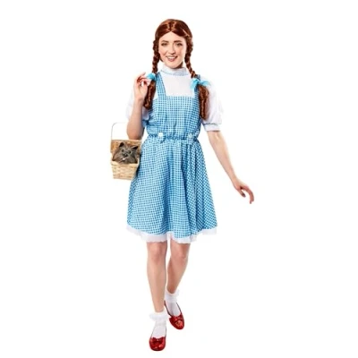 Image of Rubie&#039;s 887378STD000 Wizard of Oz Dorothy, Adults Costume Disney Sized, Multicolour, STD (Medium)