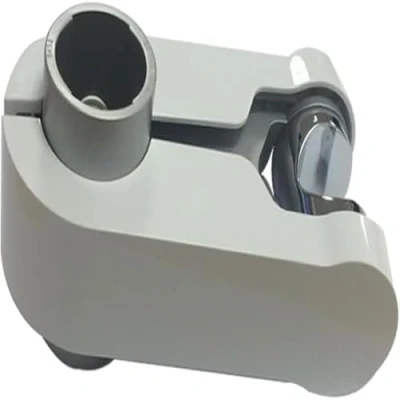 Image of Aqualisa 910599 Pinch Grip Sliding Shower Handset Holder, Half White, 25mm