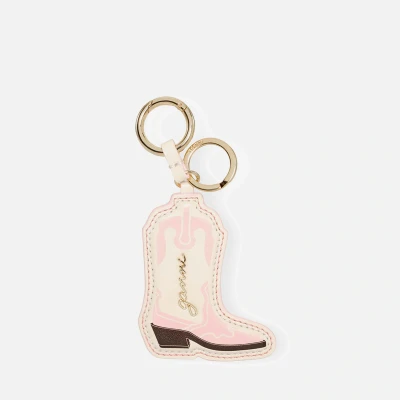 Image of Ganni Western Boot Leather Keyring