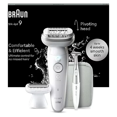 Image of Braun Silk pil 9, Epilator For Easy Hair Removal, Lasting Smooth Skin, 9 241