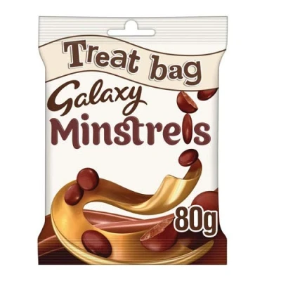 Image of Galaxy Minstrels Chocolate Treat Bag, Pack of 20 x 80G