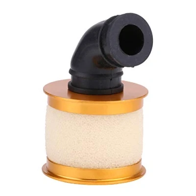 Image of RC Car Air Filter, Sponge Open Aluminium Alloy 1/10 Filter for HSP 94122/188 Buggy Truck(Gold)