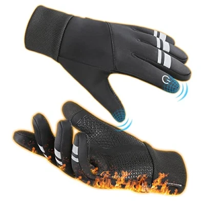 Image of kyncilor Thermal Gloves for Men Women Touchscreen Winter Liner Anti Slip Water Resistant Warm Running Driving Cycling Hiking Skiing