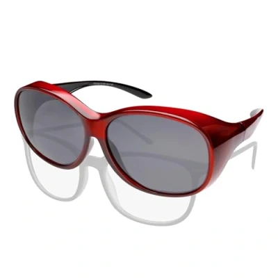 Image of ActiveSol Overcoat Sunglasses Mega Large Glasses for Spectacle Wearers Polarized