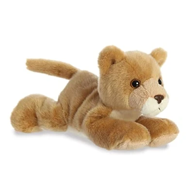 Image of Aurora, 13285, Mini Flopsie Lioness, 8In, Soft Toy, Brown