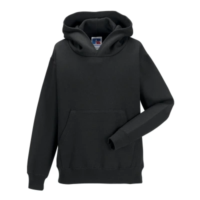 Image of Russell Athletic Childrens Unisex Childrens/Kids Hoodie (Black) Size 11 12Y